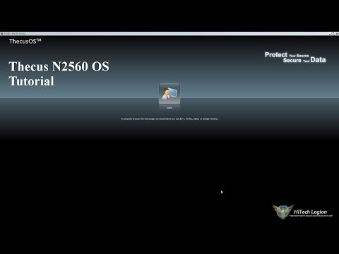 Thecus N2560 NAS OS Tutorial