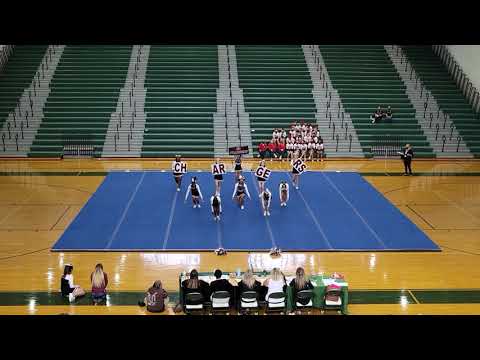 Chancellor High School at Region 4B Cheer Competition 2021