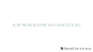 SkinCeuticals Acne Prone Routine with Salicylic Acid, Glycolic Acid and Vitamin C