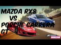 Forza horizon 2 versus  mazda rx8 vs paul walkers porsche carrera gt