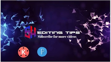 Particle Intro on Kinemaster  Kinemaster and Pixellab Tutorial