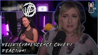 KILLER V (VICKY PSARAKIS) - Hello Evanescence Cover | REACTION