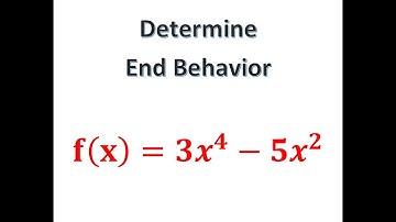 Use the Leading Coefficient Test to Determine the End Behavior