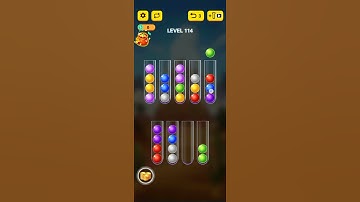 Ball Sort Puzzle 2021 level 114 Gameplay walkthrough