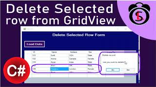 DataGridview Cell Click Event C# | How To Delete Selected Row In DataGridView | Swift Lean