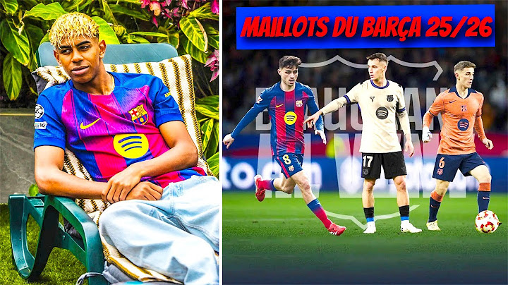 All FC Barcelona kits for the 2025/26 season: Home, Away and Third