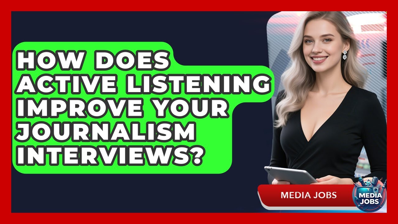 How Does Active Listening Improve Your Journalism Interviews? - Media ...