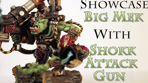 Showcase - Ork Big Mek With Shokk Attack Gun - PowerfistPainting
