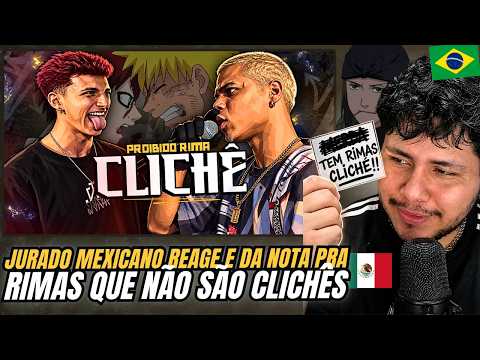 JURADO MEXICANO REAGE e DA NOTA pra 35 Minutos de PROIBIDO RIMA CLICHÊ! 🚫 🇧🇷🇲🇽