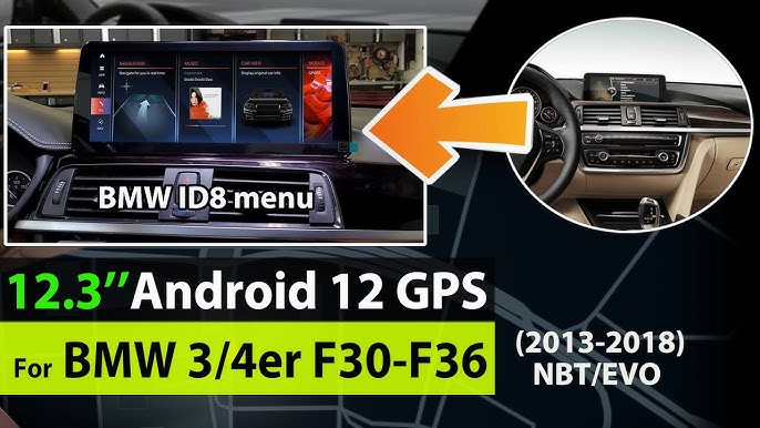 12.3 inch Android GPS for BMW 3/4er F30 F31 F32 F33 F34 F35 F36