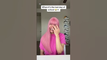 Als het de laatste schooldag is 😭💀