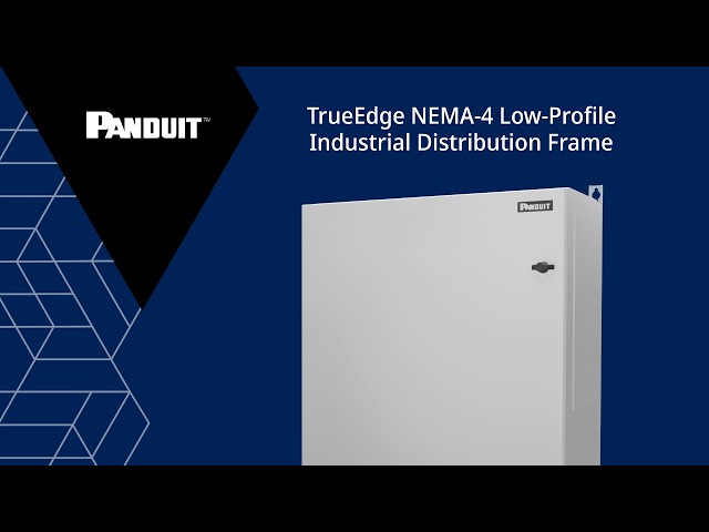 TrueEdge NEMA-4 Low-Profile Industrial Distribution Frame