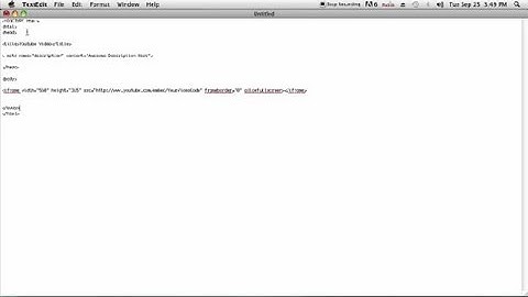 Adding Meta Tags to YouTube HTML : HTML Tutorials