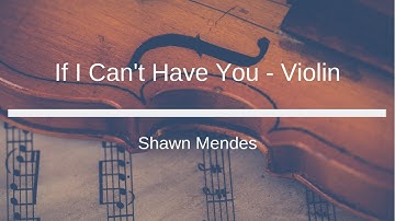 Shawn Mendes - If I Can