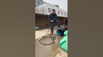 Sewer cleaning machine, which can clean the drain pipe under high pressure