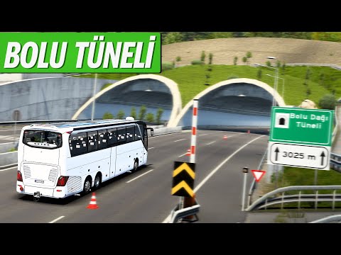 ETS 2 Bolu Tüneli'nden Geçiyoruz! Gerçek Dinlenme Tesisleri...