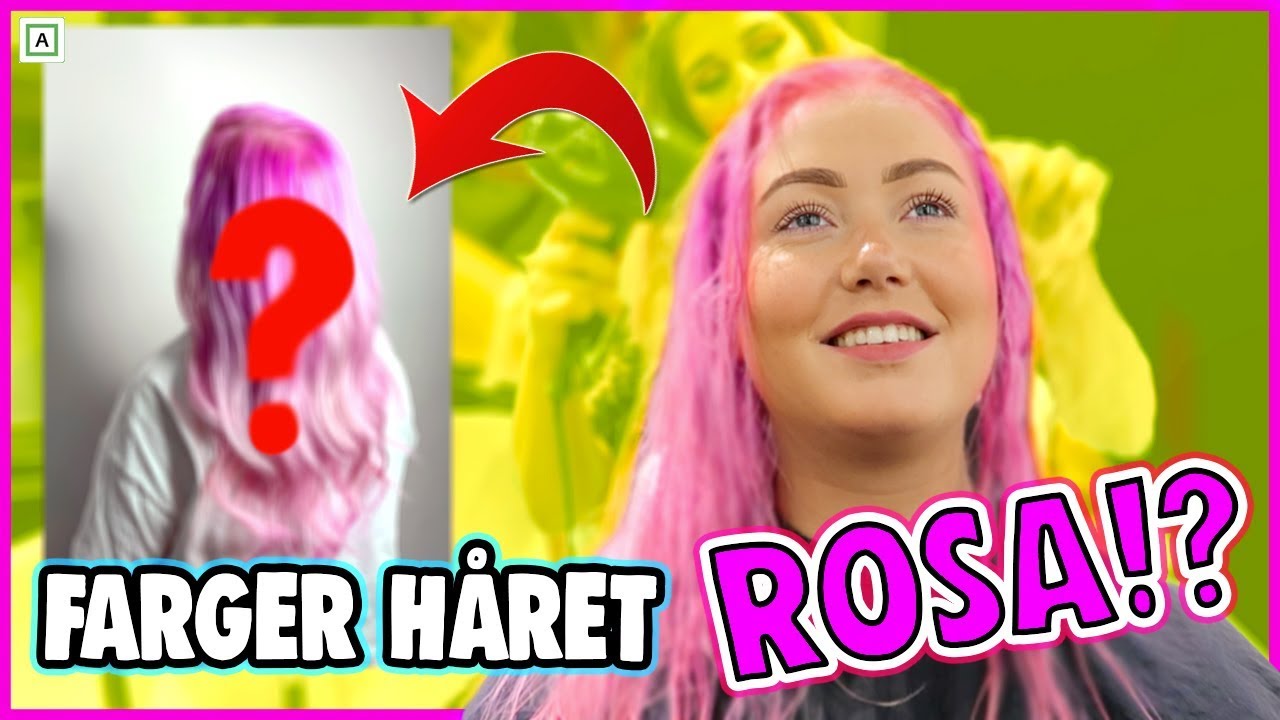 Farger håret ROSA!!