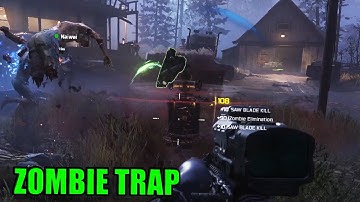 COD BO7 ZOMBIES TRAP GAMEPLAY - CALL OF DUTY BLACK OPS 7 Saw Blade Trap POI Sound & Animation