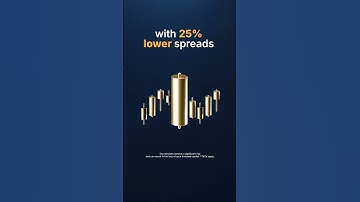Trade gold with our lowest spreads yet! 🎉