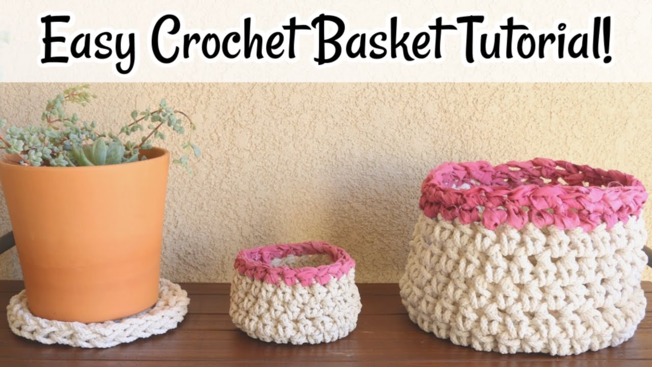 Quick Crochet Mini Basket  Free Crochet Pattern - Stitchberry