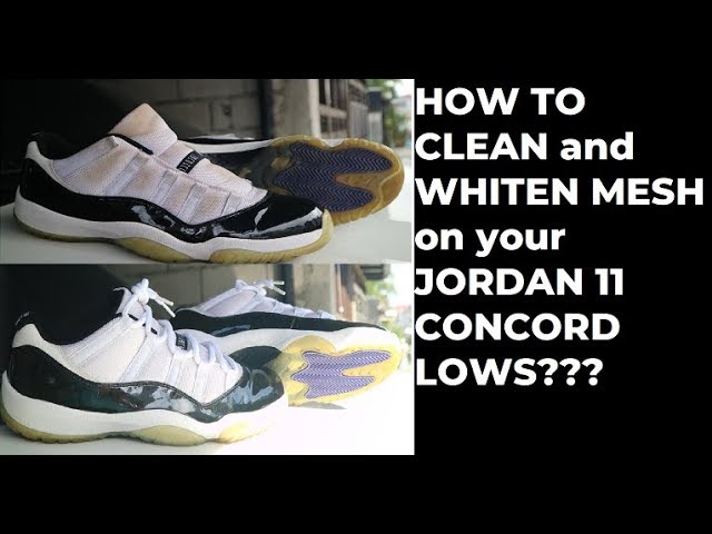 HOW TO CLEAN - JORDAN 11 CONCORD LOWS 