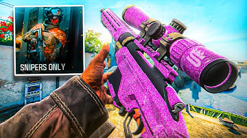 Snipers Only RETURNS in Modern Warfare 3! But I Already Get Reported For Cheating