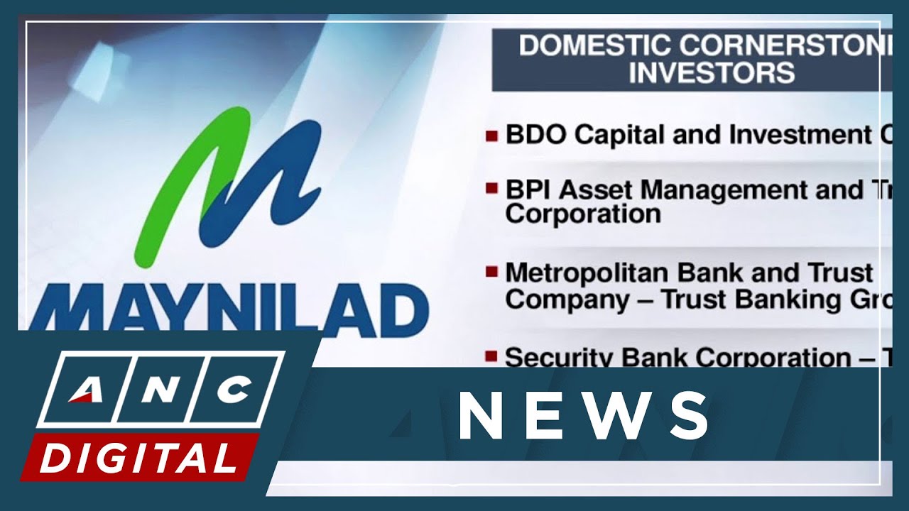 Maynilad begins offer period for IPO | ANC