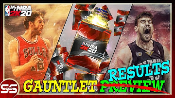 GAUNTLET RESULTS!! How Far Did I Make It This Time?? Good Pulls? Gasol Brothers Event MYNBA2K20