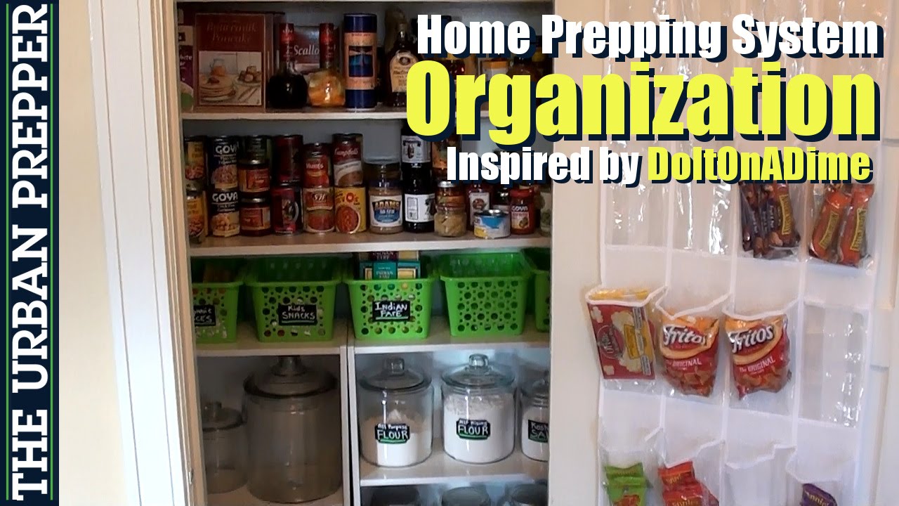 Dollar Tree Organization of Home Preps by TheUrbanPrepper YouTube
