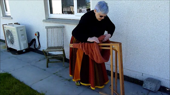 Blocking a Sweater with a Woolly Board by Elizabet...