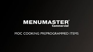 01 - How to Cook With Preprogrammed Menu Items (MOC)