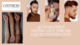 How to find your Catrice Liquid Coverage foundation shade and undertone with Charlixboi