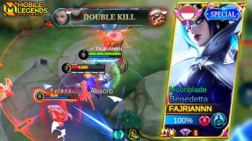 TOP GLOBAL BENEDETTA | BENEDETTA HIGH DAMAGE | BENEDETTA GAMEPLAY MOBILE LEGENDS