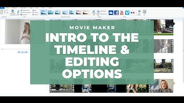 Beginner Video Editing - Microsoft Movie Maker Timeline and Editing Options
