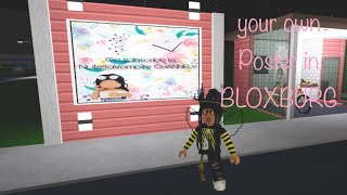 How to Make your Own Poster in Bloxburg (Roblox) How to Make your Own Poster in Bloxburg (Roblox)