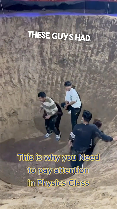 They were stuck in a giant hole 😱