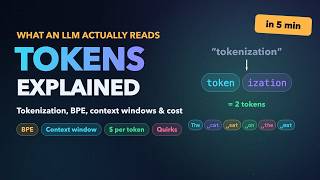 Tokens & Tokenization Explained in 5 Minutes