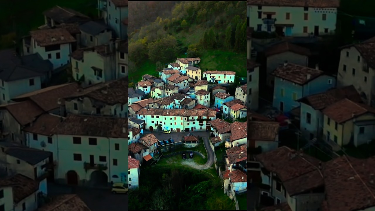 Borgo (Bollone): Italy's Hidden Hilltop Village #borgo #bollone #italy #djimini4pro #brescia