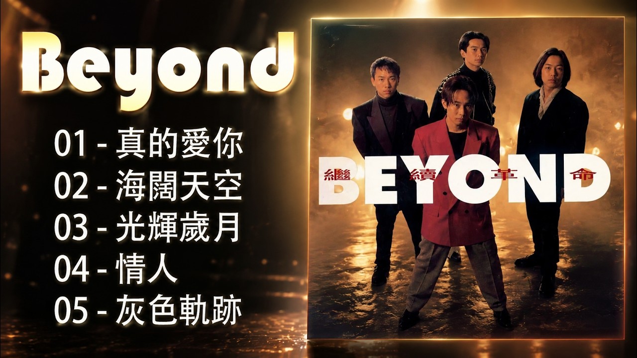 高清音质❤【黄家驹Beyond】前奏一响就是一代人的青春回忆｜80/90年代