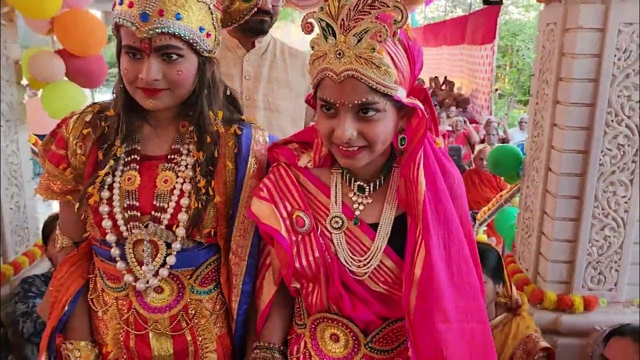 Rukmini Vivah 😍 Bhagwat Katha II Regency Anantam - YouTube