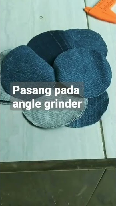 DIY Polishing wheel from old jeans