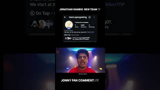 JONATHAN GAMING NEW TEAM  REVEL🖤 #esports #jonathan #jonathangaming #godlike #godl #tagontop🖤 #bgmi