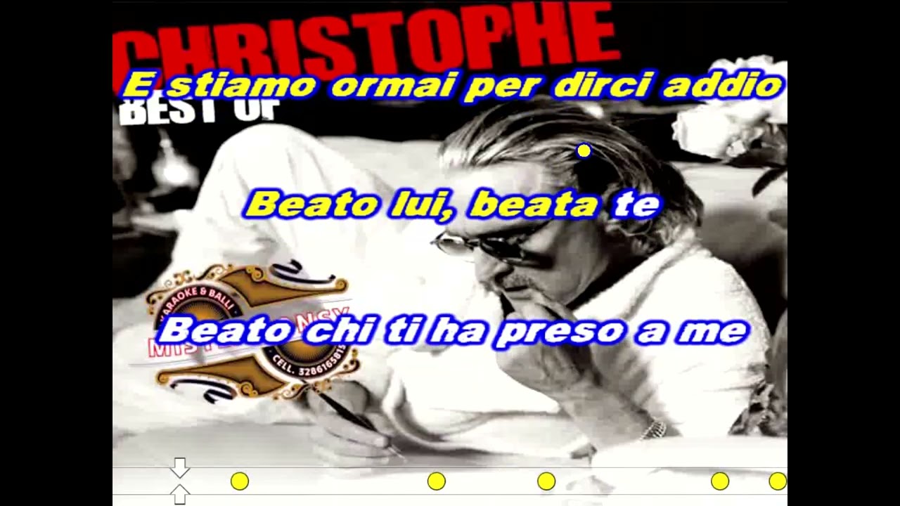 Christophe   Io sono qui KARAOKE