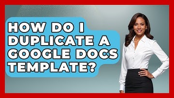 How Do I Duplicate A Google Docs Template? - Job Success Network