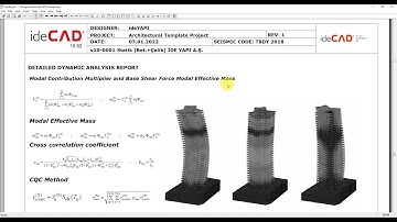 ideCAD Structural | Generate Reports | BIM for Structural Engineering