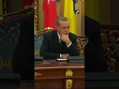 Turkey’s Erdogan falls asleep during joint briefing with Poroshenko in Kyiv