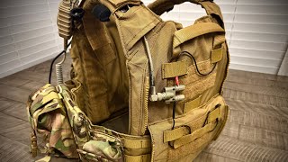 Custom dipole antenna, vest mounted dual-band (SWR 1.14)