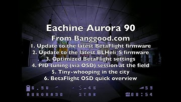 Eachine Aurora 90 (FrSKY) BNF - Firmware Update - Part 2/3