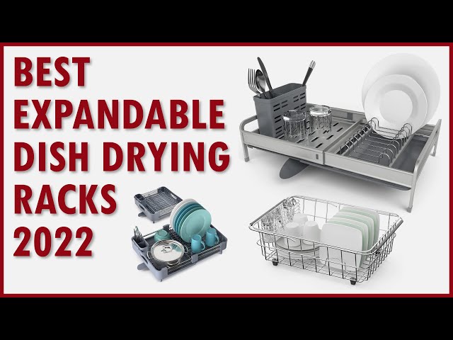 Extendable Dish Drying Rack Adjustable Kitchen Sink Racks