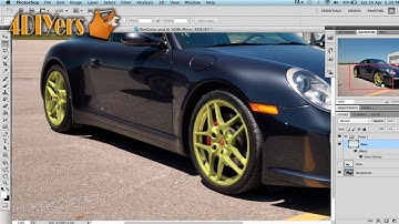 Adobe Photoshop: How to Change the Color of Wheels on a Vehicle